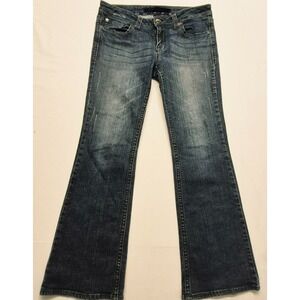 Refuge Jeans women's Medium Wash wide leg denim blue jeans sz 11S